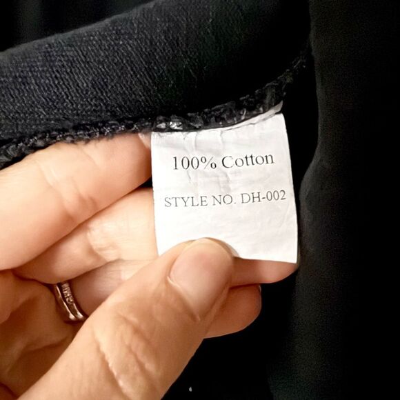 No Brand Boutique Studded Cotton Denim Jacket in Black and Silver - Size S - Picture 5 of 5